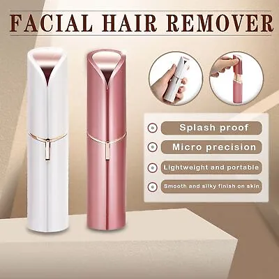 Women Facial Hair Remover Eyebrow Trimmer Mini Epilator Electric Shaver Trimmer • £4.59