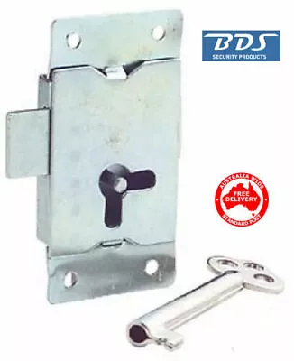 $14 • Buy Cupboard Wardrobe Lock With Key-Free Postage In Australia!