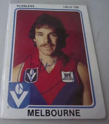 Afl Melbourne Demons Signed Tony Elshaugh Card • $14.99