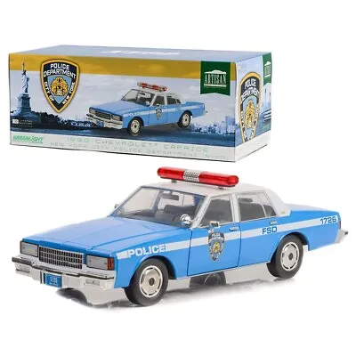 £42.13 • Buy 1/18 Greenlight NYPD 1990 Chevrolet Caprice New York City Police Dept Blue 19106