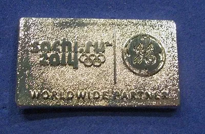 SOCHI Russia 2014 Olympic GE (General Electric)  Sponsor Rare Silver  Pin   • $3.59