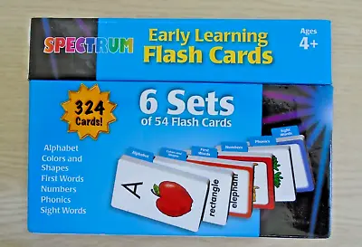 Spectrum Early Learning Flash Cards (324 Cards) • £9