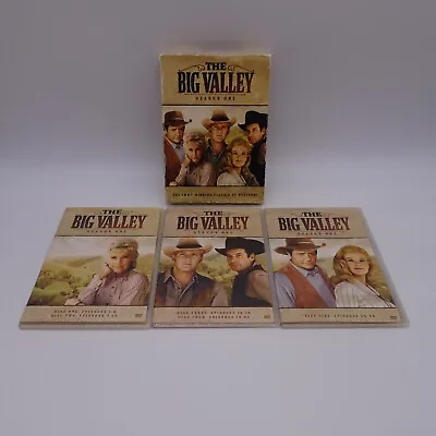 The Big Valley - Season 1  (DVD) Missing Disc 3 • $13.45