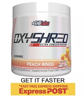 $69.97 • Buy Ehplabs Oxyshred Peach Candy Rings | Limited Edition | Limited Stock | Oxy Shred