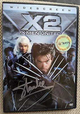 Stan Lee Signed X2  X-MEN UNITED  Widescreen DVD Box Cover W/ COA  • $105