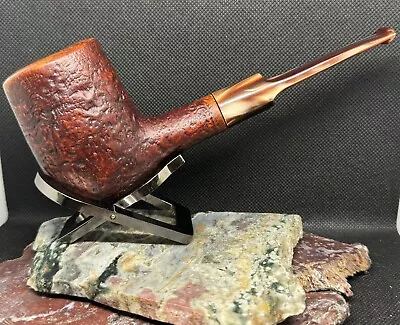 Restored •Massive• Savinelli Autograph Rusticated Briar Pipe •Large Bowl• Italy • $189.99