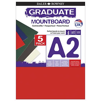 A2 Graduate Mountboard 5 Pack • £8.99