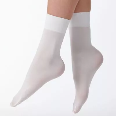 SILKY Dance Essential Ballet Socks Lightweight 60 Denier White • £3.95