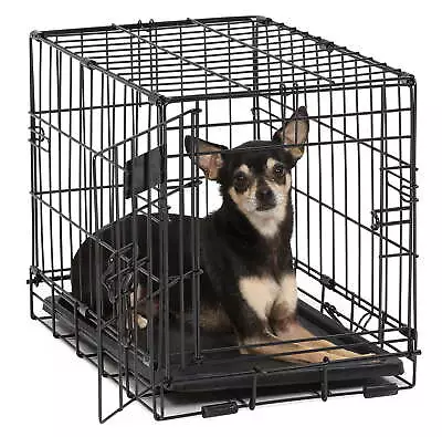 MidWest Double Door ICrate Metal Dog Crate 18  • $20.99