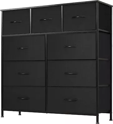DUMOS Dresser For Bedroom With 9 Drawers Clothes Drawer Fabric Closet Organizer • $56.81