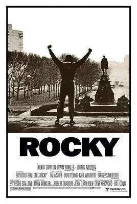 Rocky Black & White Movie Poster 24 X 36 • $18