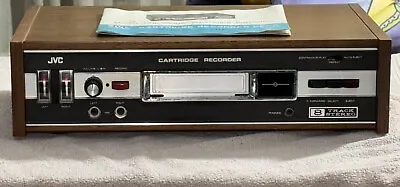 JVC 8-Track Stereo Cartridge Recorder Player CHR-250UB Powers On W/Manual • $125