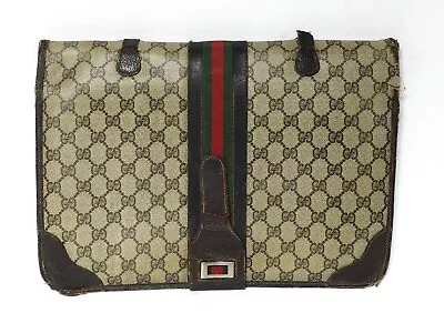 Gucci Vintage Bi-Fold Portfolio Briefcase • $69.95