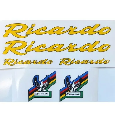 Ricardo Decals Choices For Vintage Retro Bicycle One Set Per Sale • $58