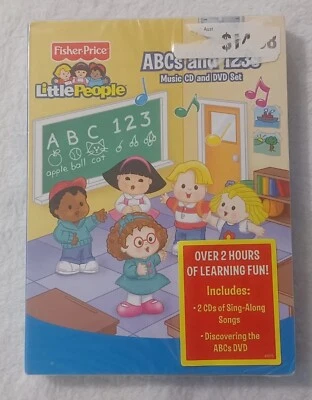 $9.98 • Buy Fisher Price Little People ABCs & 123s Educational (CD + DVD) Brand New Sealed 