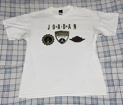 Vintage Air Jordan DMP 11/6 Pack T Shirt Size Large RARE Preowned 2006 • $7.99