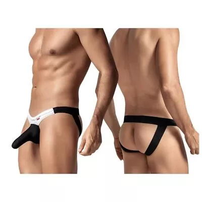 Pikante Mens 2015-1 PIK 9243 Castro Jockstrap- Black Small • $25.70