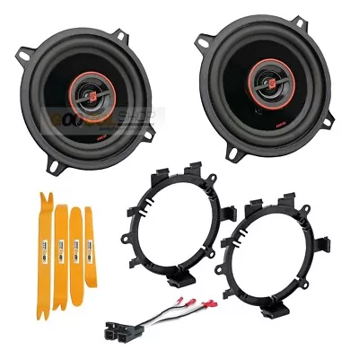 300 Watt 2 Way 5.25  Front Door Speakers & Kit For 1995-2006 GM C/K Pickup 1500 • $74.99