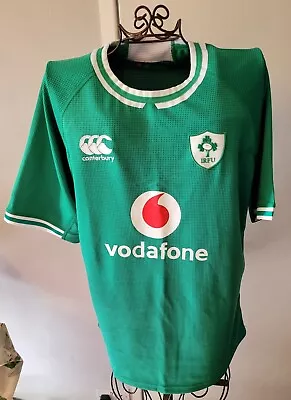 Canterbury Ireland IRFU Rugby Home Short Sleeve Pro Jersey Shirt 2XL 46-48  • £29.99