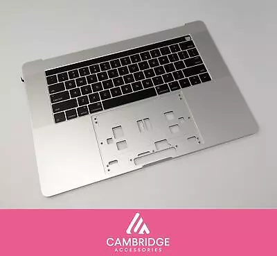 Apple MacBook Pro 15  A1707 2016-2017 Palmrest Cover US Keyboard Silver Grade B • £79.99