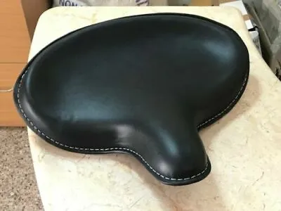 $70.40 • Buy Genuine Leather HARLEY WLA WLC VL UL EL WL KNUCKLEHEAD SOLO SEAT FLATHEAD BLACK