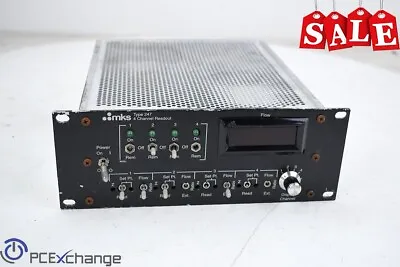 MKS Model 247D 4-Channel Readout Power Supply Mass Flow Controller • $149.99