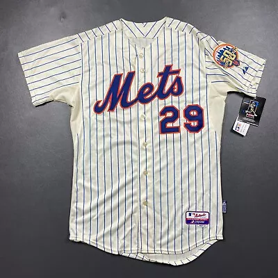 100% Authentic Ike Davis Vintage Majestic NY Mets 50th Anniversary Jersey 44 L • $165.75