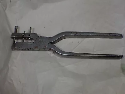 Vintage Unbranded Watchmakers Mainspring Hole Punch Pliers Watch Tool Fair Used • $25