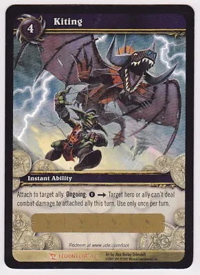 WOW World Of Warcraft TCG Unscratched Loot Card Kiting - Dragon Kite WOW Pet • $59.99
