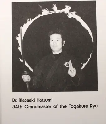 Dr. Masaaki Hatsumi 34th Grandmaster Of The Togakure Ryu Ninjutsu • $14