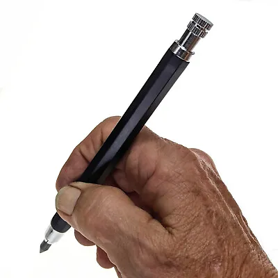 Sketch Mechanical Clutch Pencil - Classic 5.6mm Carpenter Drawing Art HB BLACK  • $9.29