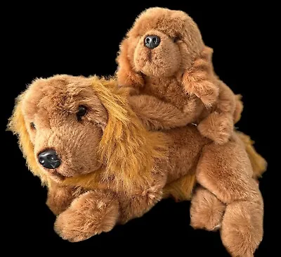 Realistic Cocker Spaniel Plush Dog Pup Set 15   E & J Prima Classic Collection • $34.48