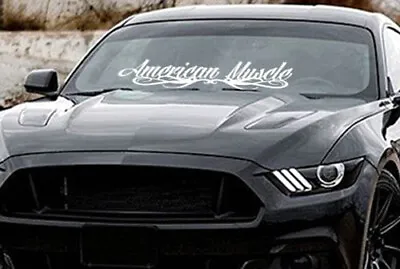 American Muscle Windshield Banner Decal Sticker USDM • $10.99