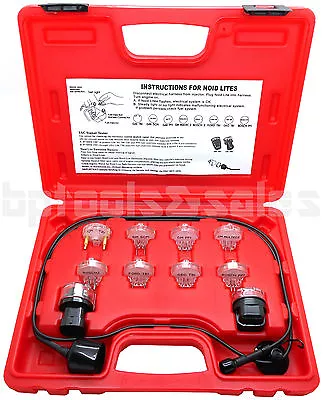 11pc ELECTRONIC FUEL INJECTION SIGNAL NOID LIGHT TESTER SET GM FORD BOSCH GEO • $39.99