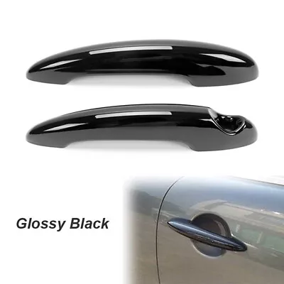 Pair Glossy Black Exterior Door Handle Covers For MINI Cooper S R50 R53 R55 R56 • $16.66