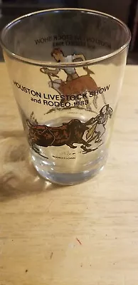 VTG 1983 McDonalds Coca Cola Houston Livestock Show And Rodeo Glass Coke • $15