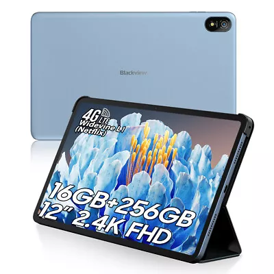 Blackview Tab 18 Tablet PC 16GB+256GB 12in FHD+ Android 13 8800mAh/33W Netflix • £259