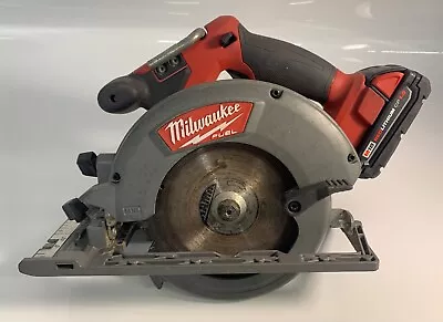 Milwaukee 2730-20 M18 FUEL™ 6-1/2  Circular Saw W/M18 CP 1.5 Battery - Works! • $99.99