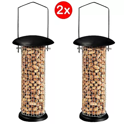 2 X Wild Bird Hanging Feeder Peanut Nut Feed Metal Feeders Garden Lawn Birds • £117.45