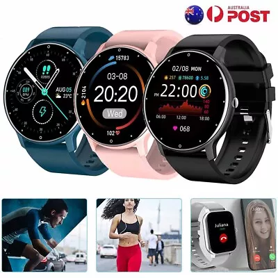 $39.99 • Buy Smart Watch Fitness Tracker Blood Pressure Heart Rate Men Women Sport Watches AU