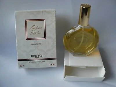 £49.99 • Buy Vintage  Madame Rochas-Paris  Perfume Womens Eau De Toilette EDT 30ml Spray