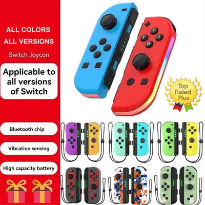 For Nintendo Switch Joy Con Controller Left Right Wireless Pair Gamepad Joystick • $33.99