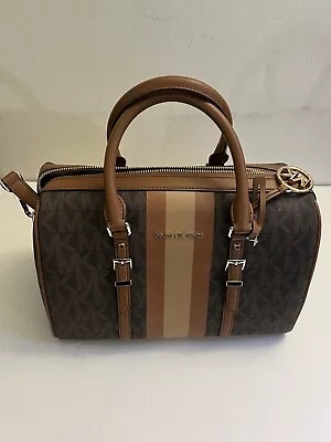 Michael Kors Bedford Legacy Medium Duffle Satchel- Brown/ Luggage • $139.99