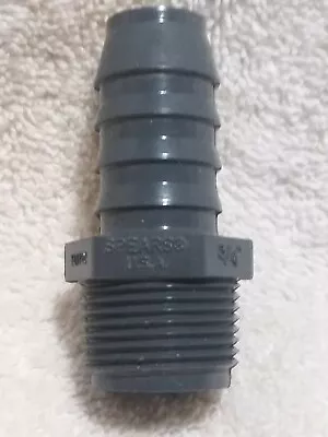 Spears  3/4 MPT X 3/4 Gray PVC Hose Barb Insert 1436-007 ( Lot Of 20 ) • $25