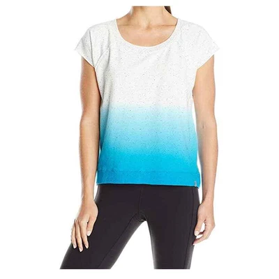 $2 • Buy Marc New York Andrew Marc Performance Women's Short Sleeve Dip Dye Shirt SZ XS