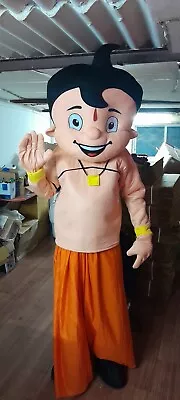 Bheem Cartoon Mascot Costume Adult Body Suit Halloween Party Dress With Head • $199