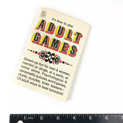 It’s Time To Play Adult Games Vintage Booklet Dell Purse Book Number 0025 • $5.79