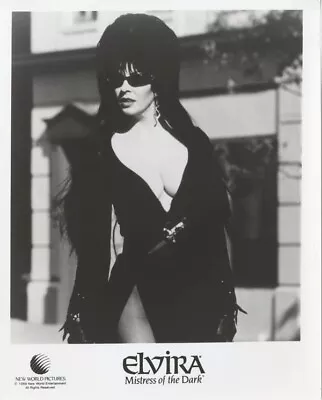 Elvira Original 8x10 Photo Mistress Of The Dark 1988 Sexy Costume Busty Pose • $24.99