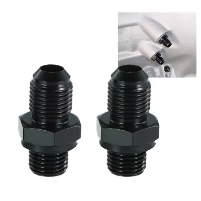 2Pcs 6AN-1/4 Transmission Oil Cooler Adapter Fitting GM Turbo 350 400 4L60E 200R • $10.35