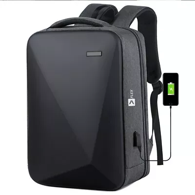 Men Laptop/School Backpack Large Lightweight Business Travel Bag Anti-Theft Lock • £24.99